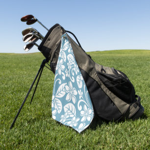 Serviette De Golf ISLAND PLUMERIA (SLATE BLUE) Golf Towne