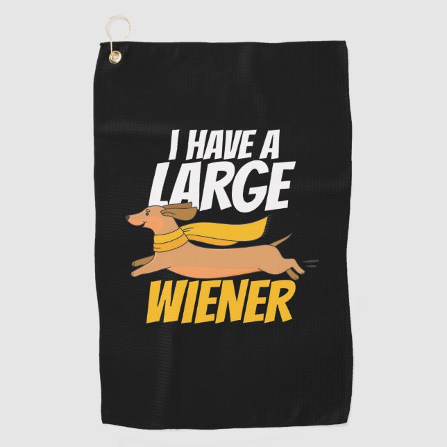 Serviette De Golf J'Ai Un Grand Évier (Devant)