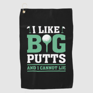 Serviette De Golf J'Aime Les Gros Puttes Et Je Ne Peux Pas Mentir