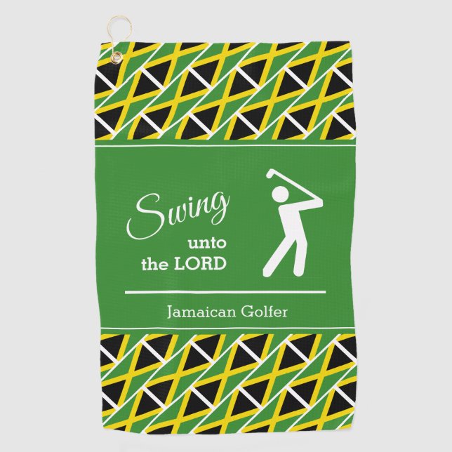 Serviette De Golf JAMAICA personnalisée (Devant)