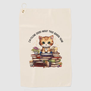 Serviette De Golf Je suis Feline bon pour cette année scolaire