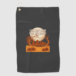 Serviette De Golf Je suis juste ici Boos Halloween Enfants Silhouett