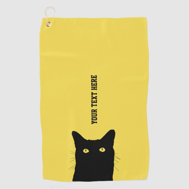 Serviette De Golf Je vois Cat Click pour sélectionner une couleur pe (Devant)