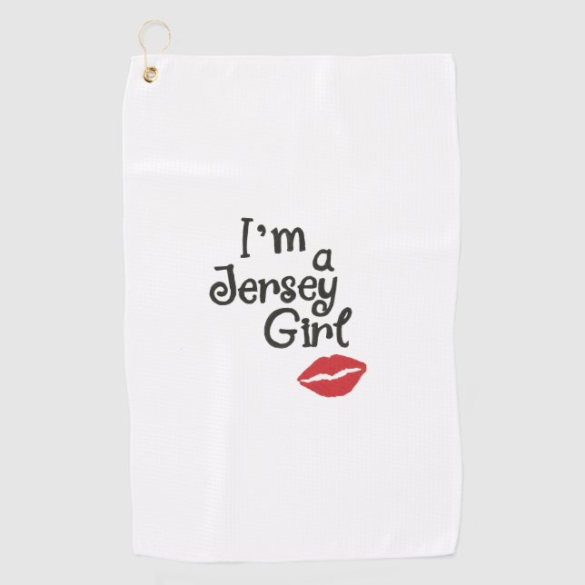 Serviette de golf Jersey Girl (Devant)