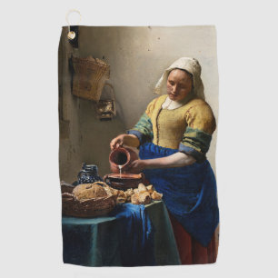 Serviette De Golf Johannes Vermeer - La Milkmaid