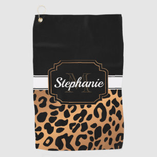 Serviette De Golf Joli Empreinte de léopard
