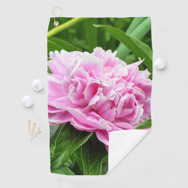 Serviette De Golf Joli Peony Rose (En situation)