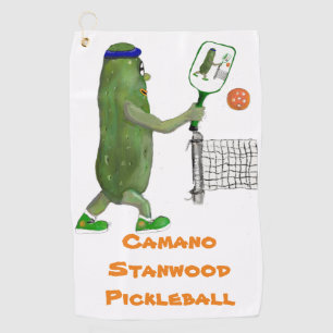 Serviette De Golf Joueurs de Pickleball Camano Stanwood