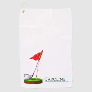 Serviette De Golf Joueuse de golf | Cadeau Sport cool
