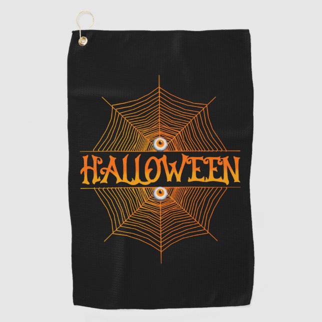 Serviette De Golf Jour d'Halloween (Devant)