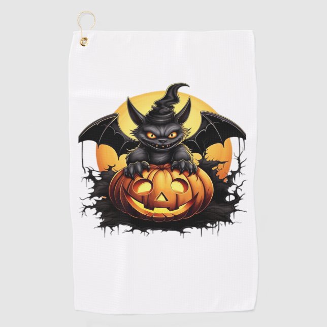 Serviette De Golf Joyeuse journée d'Halloween - T-Shirt classique dr (Devant)