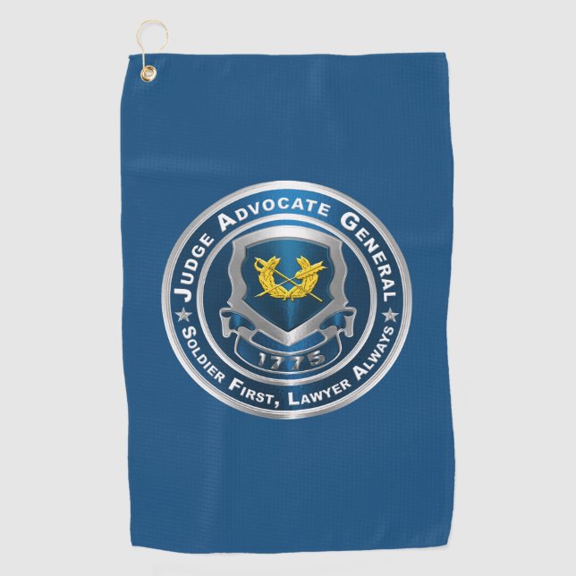 Serviette De Golf Juge-avocat général JAG (Devant)