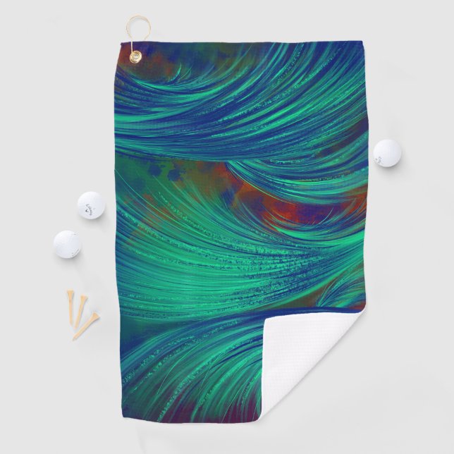 Serviette De Golf Jungle toxique (En situation)