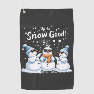 Serviette De Golf Jusqu'à la neige bon drôle neige Noël Snowman