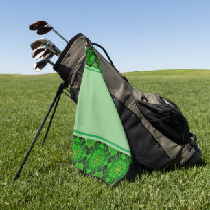 Serviette De Golf Kaleidoscope Vert Viridescente