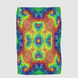 Serviette De Golf Kaléidoscope Vintage de Tie Dye Sky