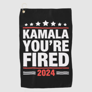 Serviette De Golf Kamala Vous êtes Virée Kamala Harris 2024