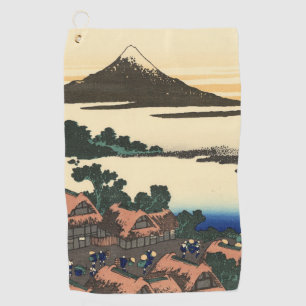 Serviette De Golf Katsushika Hokusai Dawn dans la province de Kai
