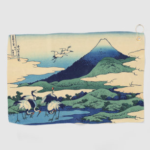 Serviette De Golf Katsushika Hokusai - Umegawa dans la province de S