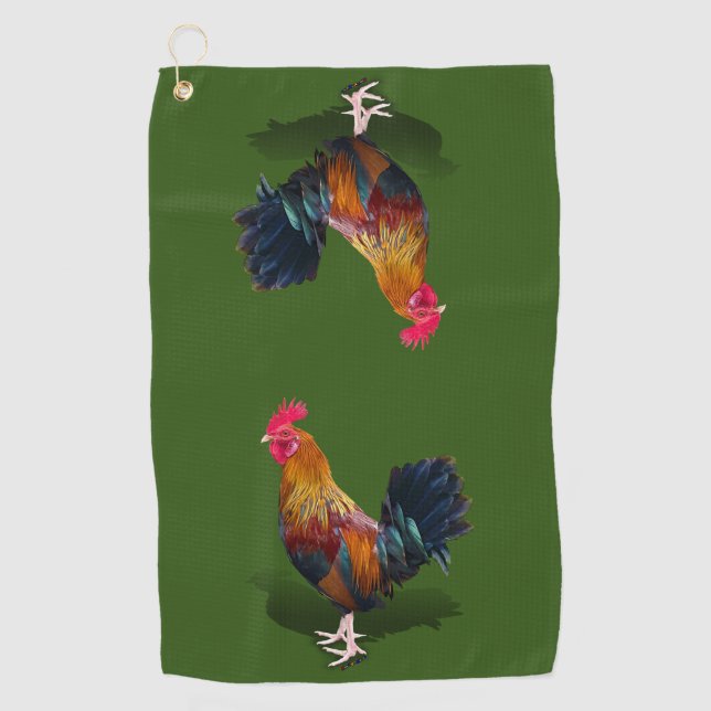 Serviette De Golf Key West - Rooster tzigane (Devant)
