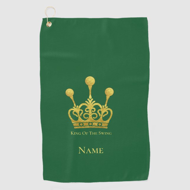 Serviette De Golf King Of The Swing (Devant)