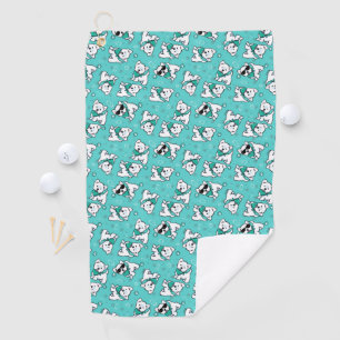 Serviette De Golf KiniArt Cutieface Westie Golf Towel