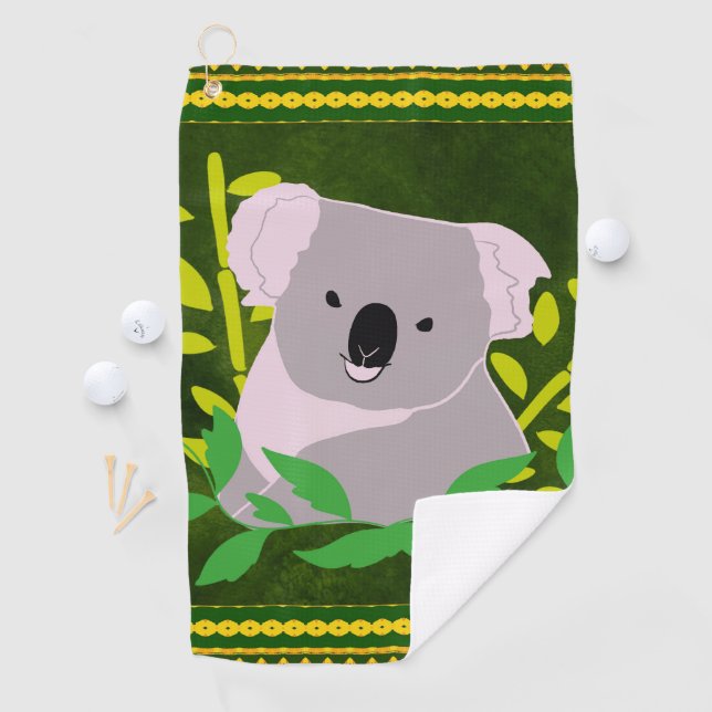 Serviette De Golf koala (En situation)