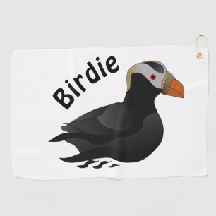 Serviette De Golf La baignade dans le Puffin en pleine verge