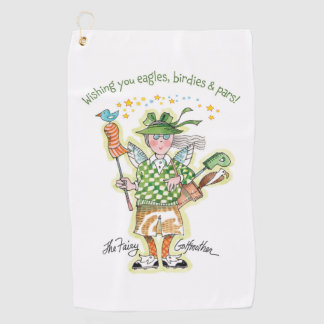 Serviette De Golf La Fée folle en vert