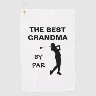 Serviette De Golf La Meilleure Grand-Mère Par Par Golf Nana Golfer P