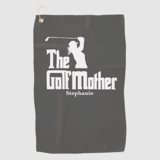 Serviette De Golf La Mère De Golf Avec Le Nom Funny Golf Thème