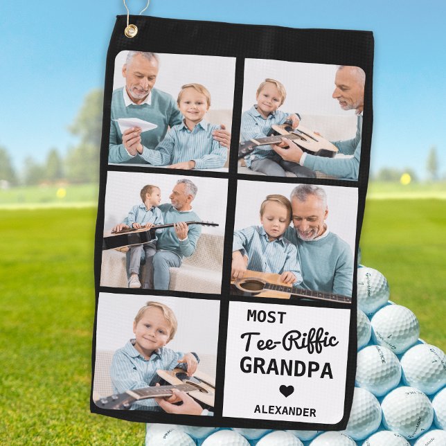 Serviette De Golf La plupart des Tee-Riffic GRANDPA 5 Fête des pères (Créateur téléchargé)