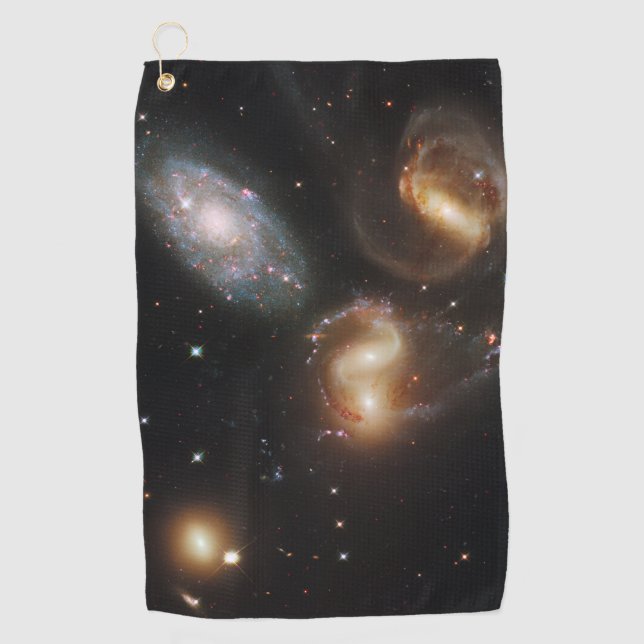 Serviette De Golf La quintette de Stephan : Une épave galaxie galact (Devant)