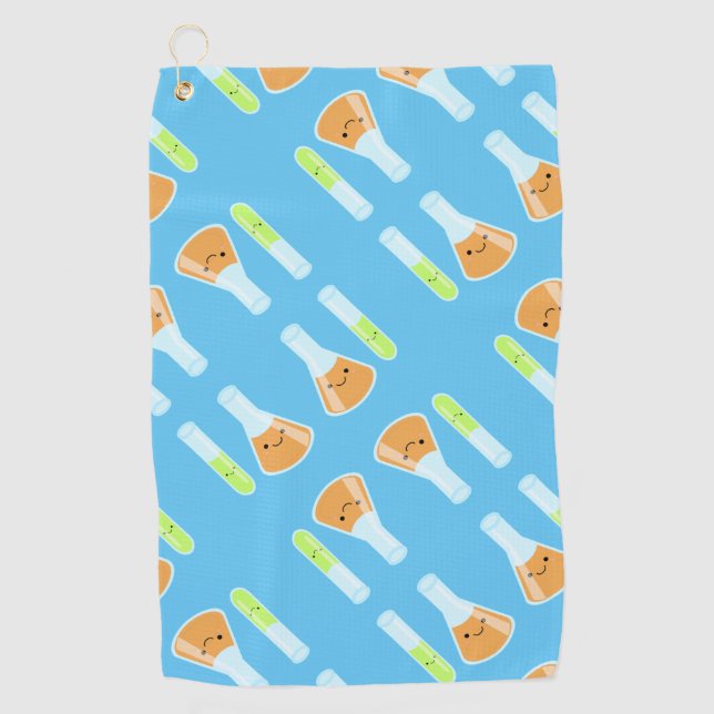 Serviette De Golf Laboratoire scientifique de Kawaii (Devant)