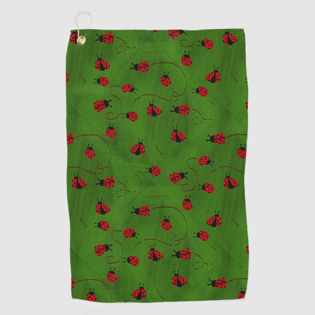 Serviette De Golf Ladybugs (Devant)