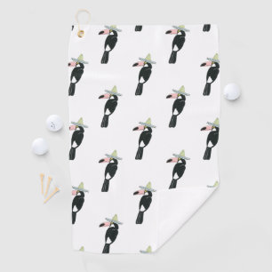Serviette De Golf Laissez-nous taco au sujet de sombrero de toucan