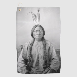 Serviette De Golf Lakota Leader assis Bull Amérindien