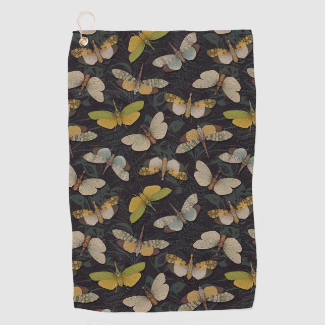 Serviette De Golf Lanternflies - Pyrops Candelaria & Planthoppers (Devant)