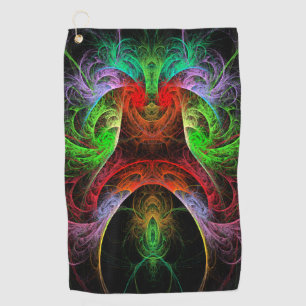 Serviette De Golf L'art Abstrait du Carnaval