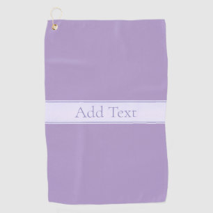 Serviette De Golf Lavande Lumière Personnalisable Purple