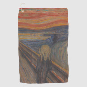 Serviette De Golf Le Cri de la nature par Edvard Munch 1893