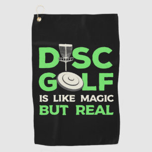 Serviette De Golf Le Disk Golf Est Comme Magique Mais Réel