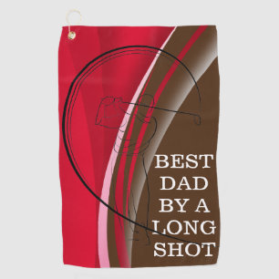Serviette De Golf Le jeu de golf de papa vient de s'améliorer avec c