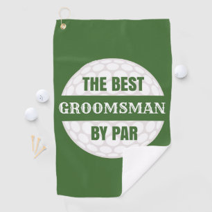 Serviette De Golf Le Meilleur Groomsman de Par Golfers Funny Pun