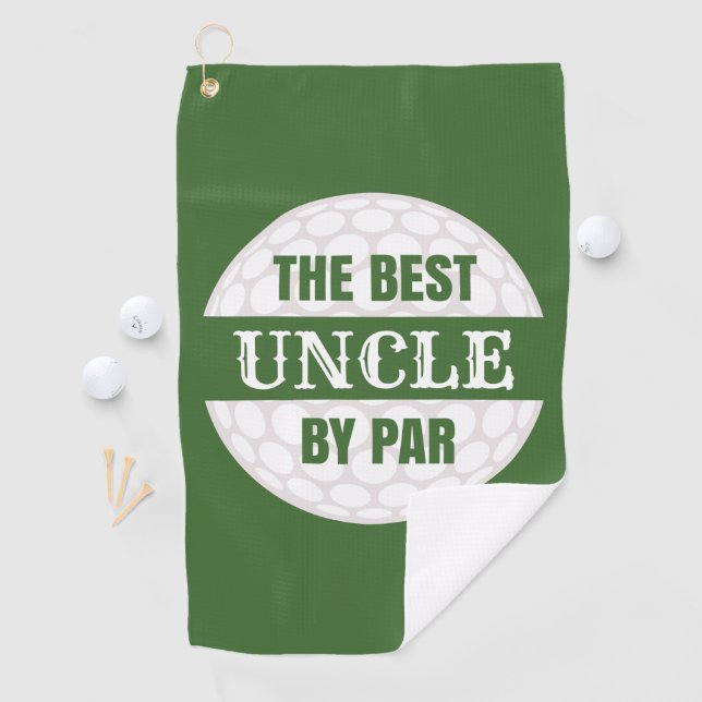 Serviette De Golf Le meilleur oncle par Par Golfers Funny Pun (En situation)