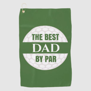Serviette De Golf Le meilleur papa de Par Golfers Funny Pun