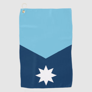 Serviette De Golf Le nouveau drapeau de l'État du Minnesota (redesig