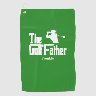 Serviette De Golf Le Père Du Golf Avec Le Nom Funny Golf Thème