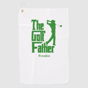 Serviette De Golf Le Père Du Golf Avec Le Nom Funny Golf Thème