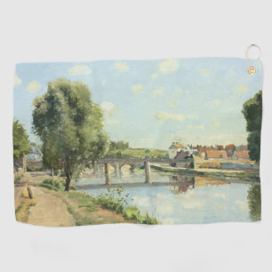 Serviette De Golf Le Pont Du Chemin De Fer Camille Pissarro